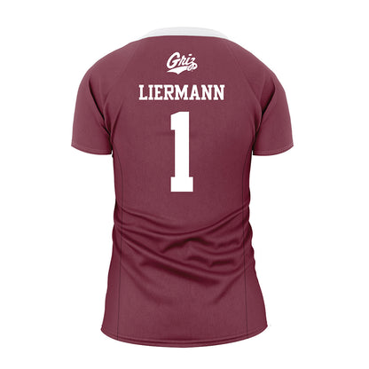 Montana - NCAA Women's Volleyball : Olivia Liermann - Maroon Volleyball Jersey-1