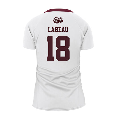 Montana - NCAA Women's Volleyball : Olivia LaBeau - White Volleyball Jersey-1