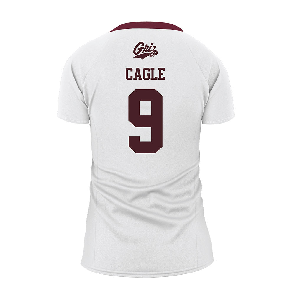 Montana - NCAA Women's Volleyball : Gracie Cagle - White Volleyball Jersey