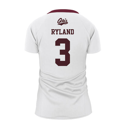 Montana - NCAA Women's Volleyball : Grace Ryland - White Volleyball Jersey-1