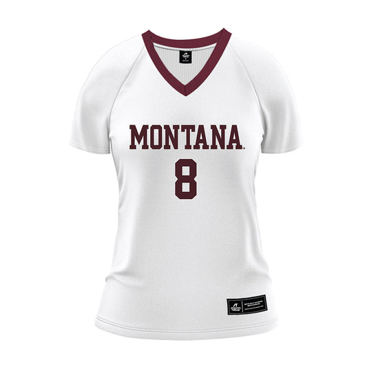 Montana - NCAA Women's Volleyball : Maddie Pyles - White Volleyball Jersey