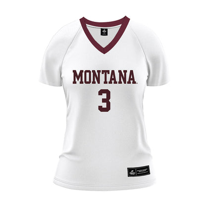 Montana - NCAA Women's Volleyball : Grace Ryland - White Volleyball Jersey-0