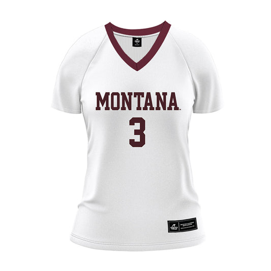 Montana - NCAA Women's Volleyball : Grace Ryland - White Volleyball Jersey-0