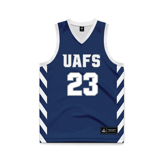 UA Fort Smith - NCAA Women's Basketball : Shawna Beatty - Blue Basketball Jersey-0