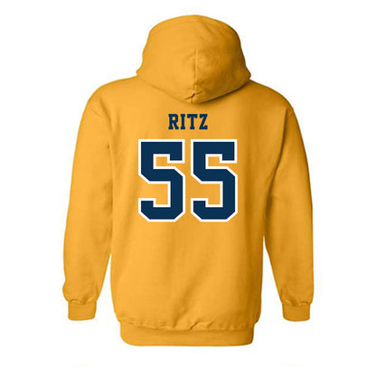 Coppin State - NCAA Baseball : Justin Ritz - Classic Shersey Hooded Sweatshirt-1