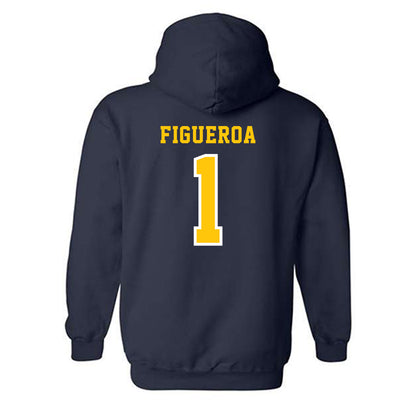 Coppin State - NCAA Women's Volleyball : Coral Figueroa - Classic Shersey Hooded Sweatshirt-1