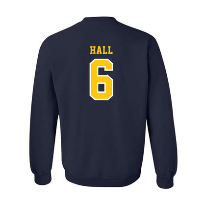 Coppin State - NCAA Men's Basketball : Demariontay Hall - Classic Shersey Crewneck Sweatshirt-1
