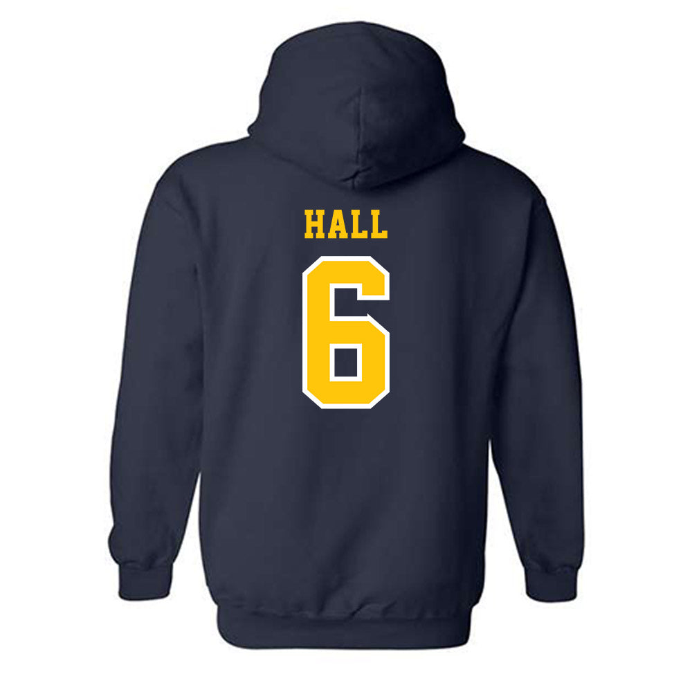 Coppin State - NCAA Men's Basketball : Demariontay Hall - Classic Shersey Hooded Sweatshirt-1