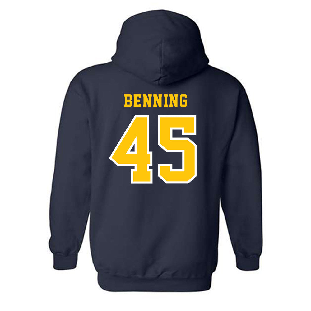 Coppin State - NCAA Softball : JoMhara Benning - Classic Shersey Hooded Sweatshirt-1