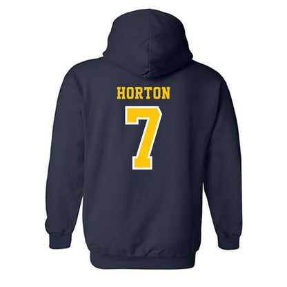 Coppin State - NCAA Men's Basketball : Khali Horton - Classic Shersey Hooded Sweatshirt-1