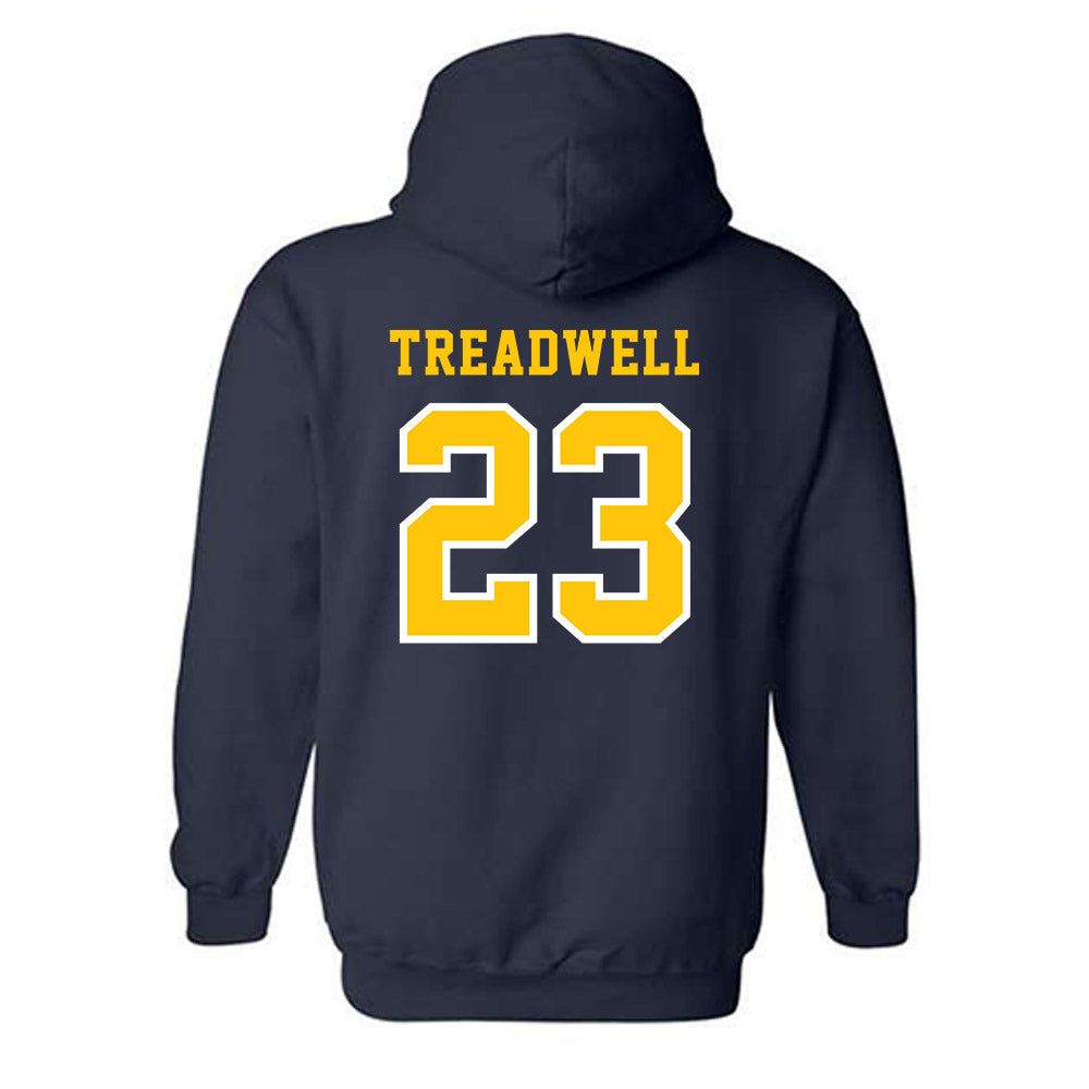 Coppin State - NCAA Baseball : Jordan Treadwell - Classic Shersey Hooded Sweatshirt-1