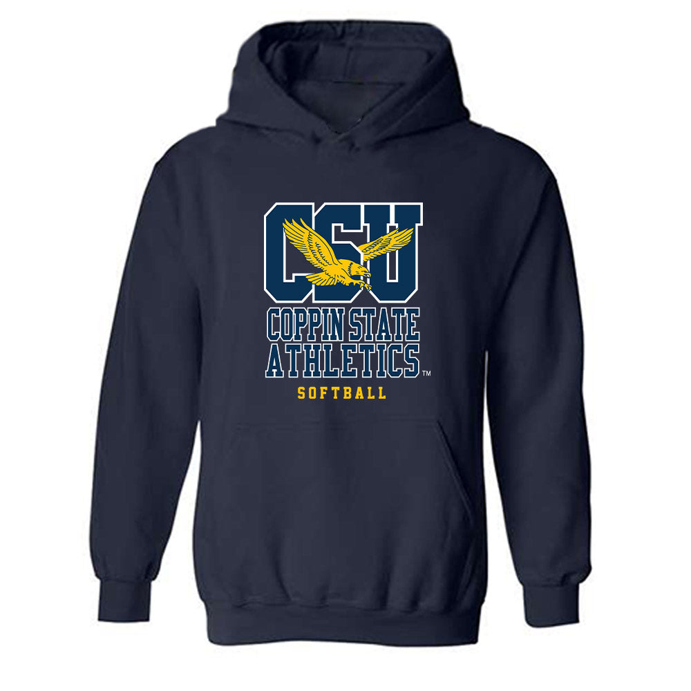 Coppin State - NCAA Softball : JoMhara Benning - Classic Shersey Hooded Sweatshirt-0