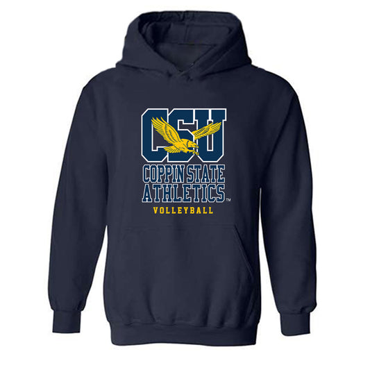 Coppin State - NCAA Women's Volleyball : Azul Pilahg - Classic Shersey Hooded Sweatshirt-0