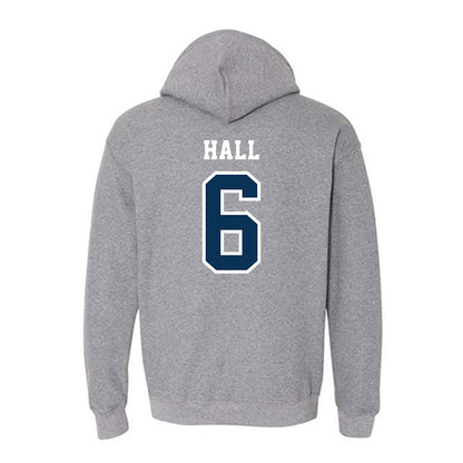 Coppin State - NCAA Men's Basketball : Demariontay Hall - Classic Shersey Hooded Sweatshirt-1