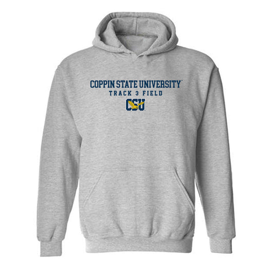 Coppin State - NCAA Men's Track & Field : Humed Nura - Classic Shersey Hooded Sweatshirt-0