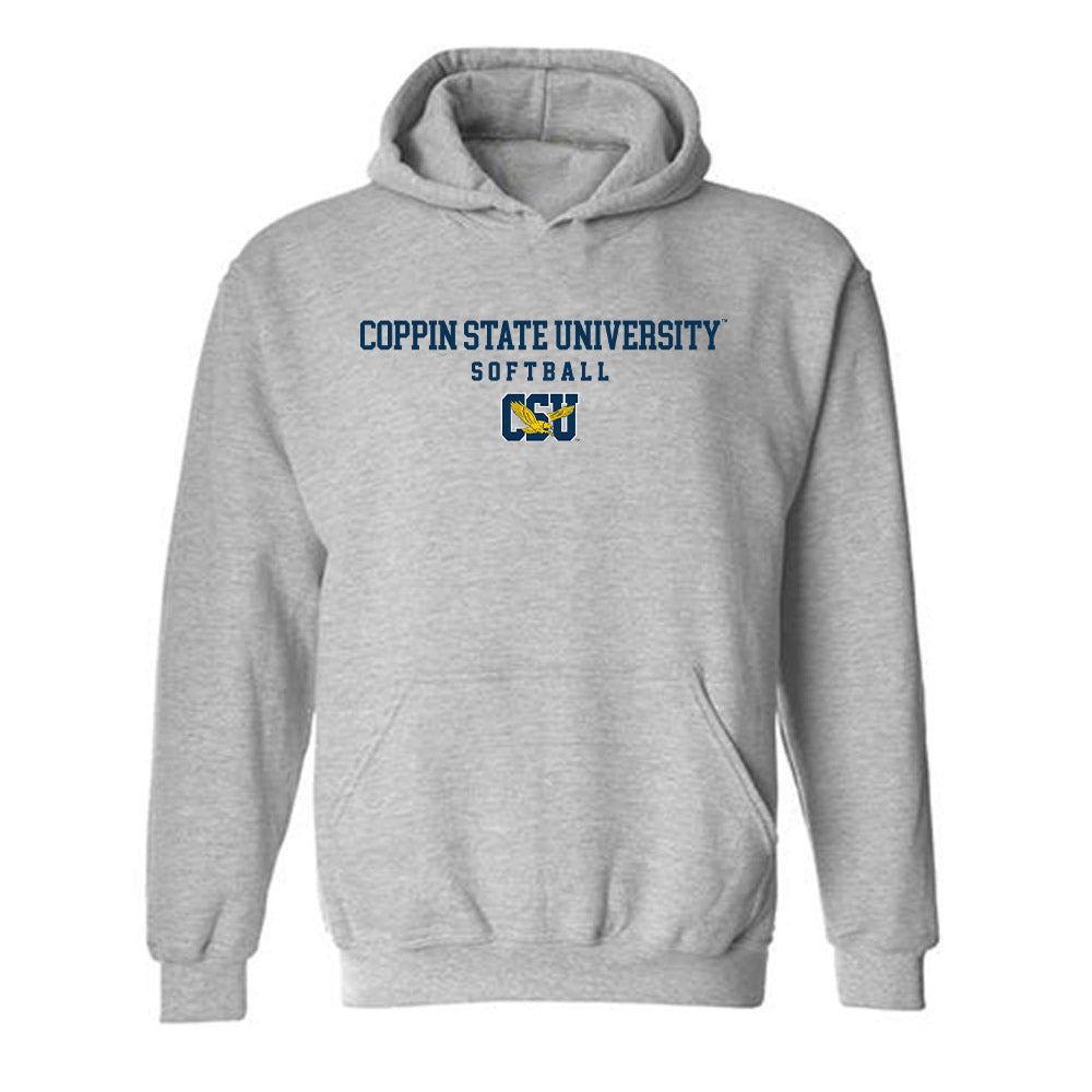 Coppin State - NCAA Softball : JoMhara Benning - Classic Shersey Hooded Sweatshirt-0