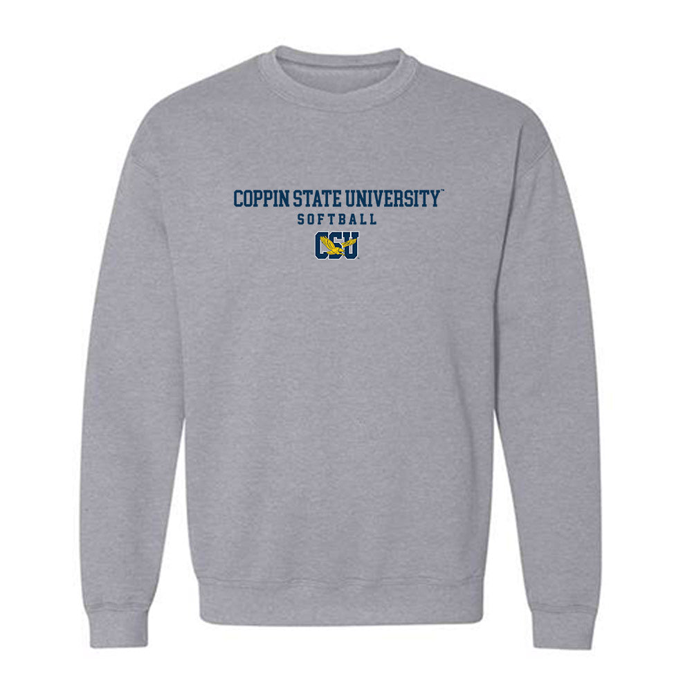 Coppin State - NCAA Softball : JoMhara Benning - Classic Shersey Crewneck Sweatshirt-0