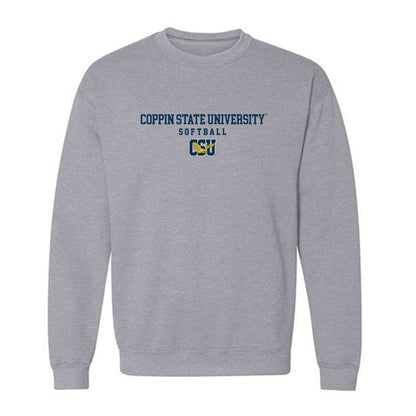 Coppin State - NCAA Softball : JoMhara Benning - Classic Shersey Crewneck Sweatshirt-0