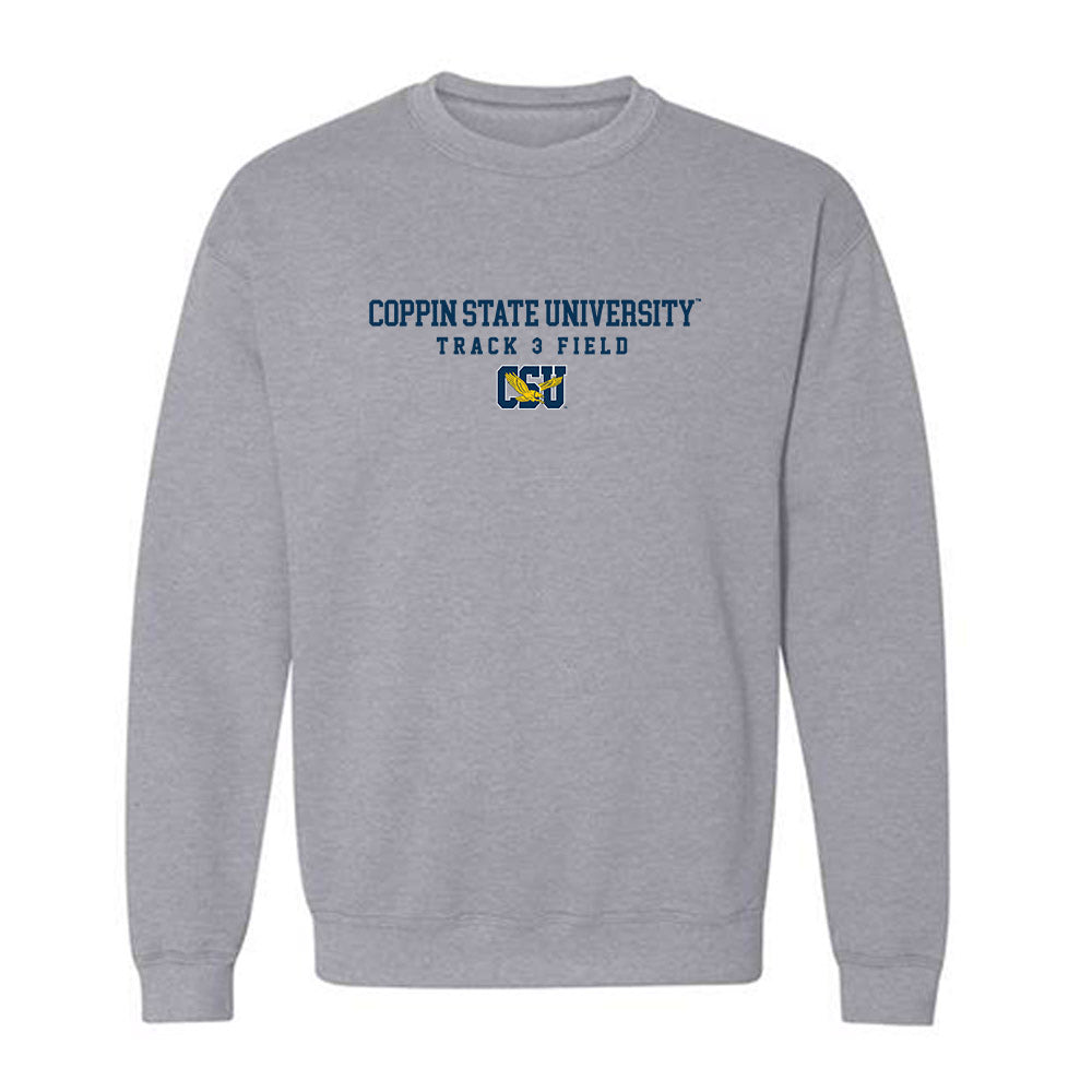 Coppin State - NCAA Men's Track & Field : Asa Francis - Classic Shersey Crewneck Sweatshirt-0
