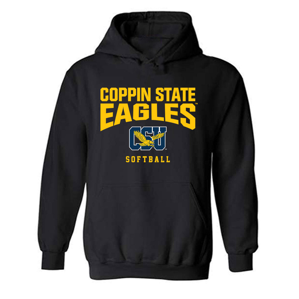 Coppin State - NCAA Softball : JoMhara Benning - Hooded Sweatshirt-0