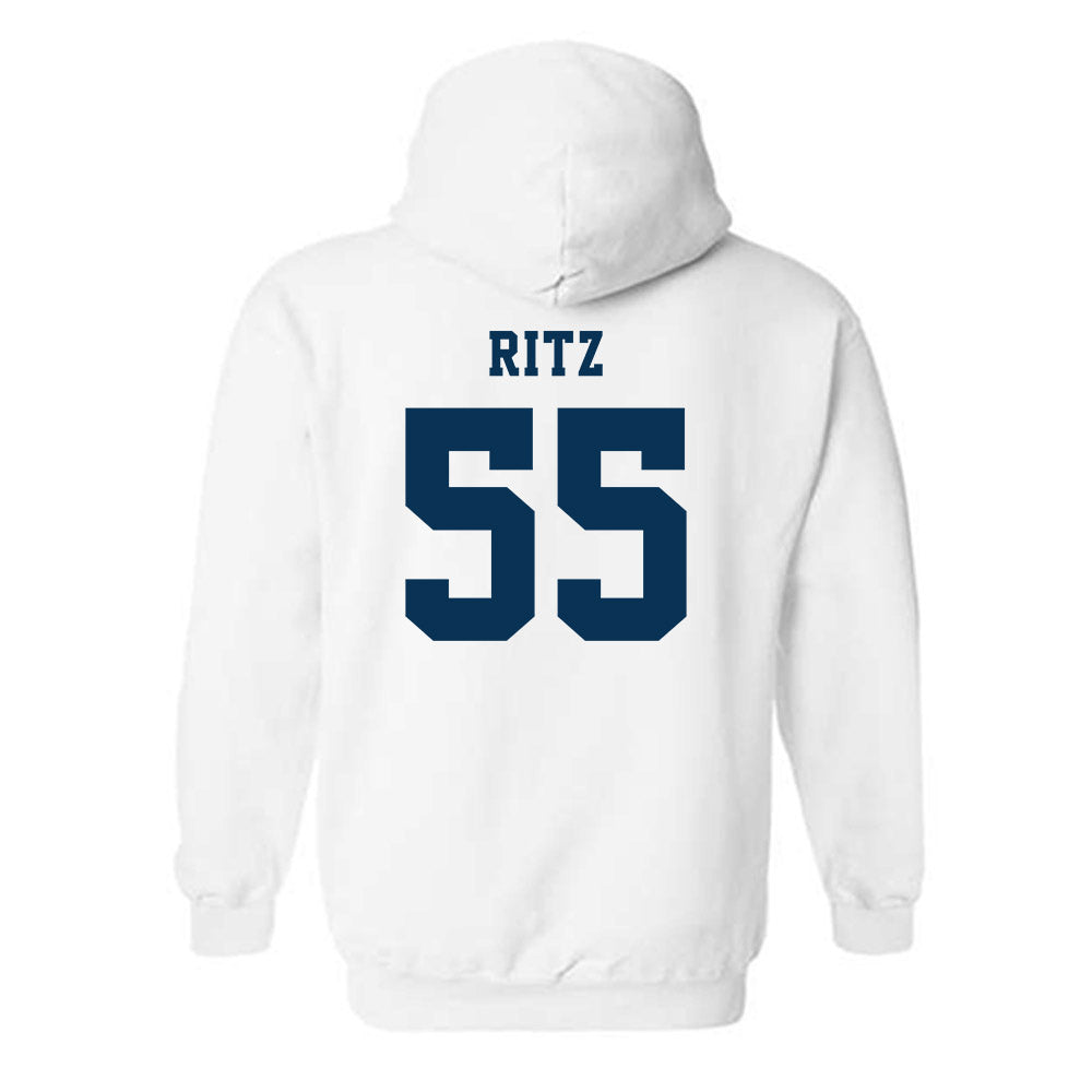 Coppin State - NCAA Baseball : Justin Ritz - Classic Shersey Hooded Sweatshirt-1