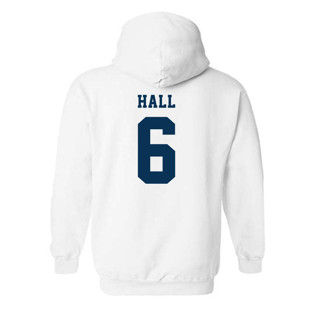 Coppin State - NCAA Men's Basketball : Demariontay Hall - Classic Shersey Hooded Sweatshirt-1