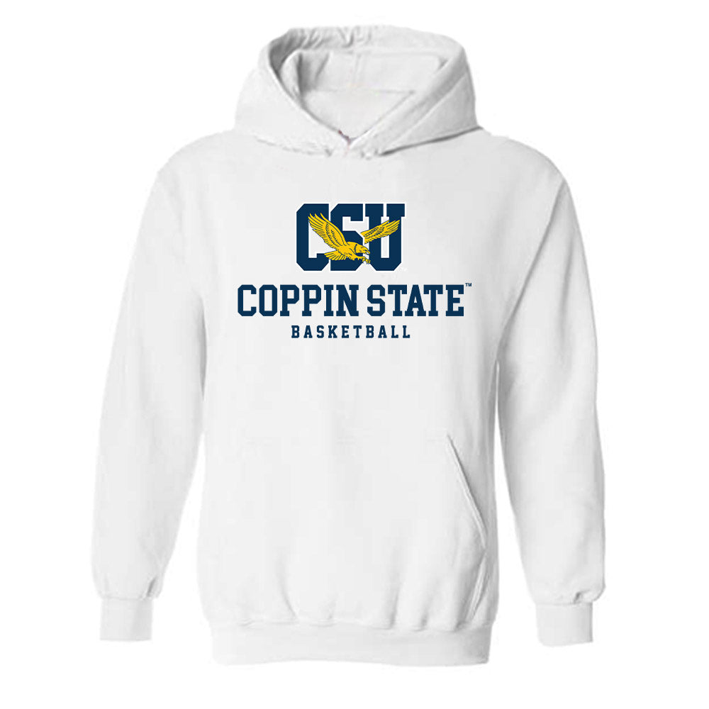 Coppin State - NCAA Men's Basketball : Jamari Piercy - Classic Shersey Hooded Sweatshirt-0