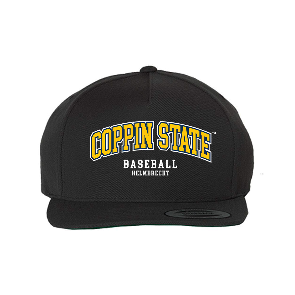 Coppin State - NCAA Baseball : Brett Helmbrecht - Snapback Hat-0