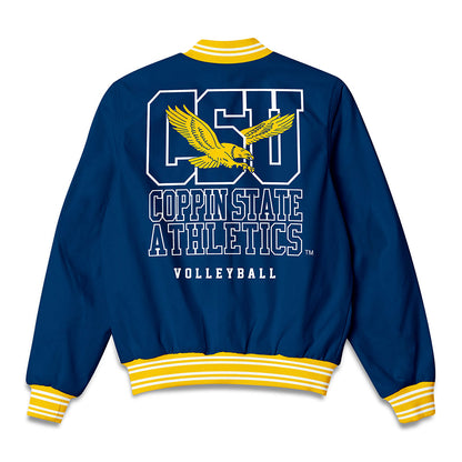 Coppin State - NCAA Women's Volleyball : Deviana Walker - Bomber Jacket-1