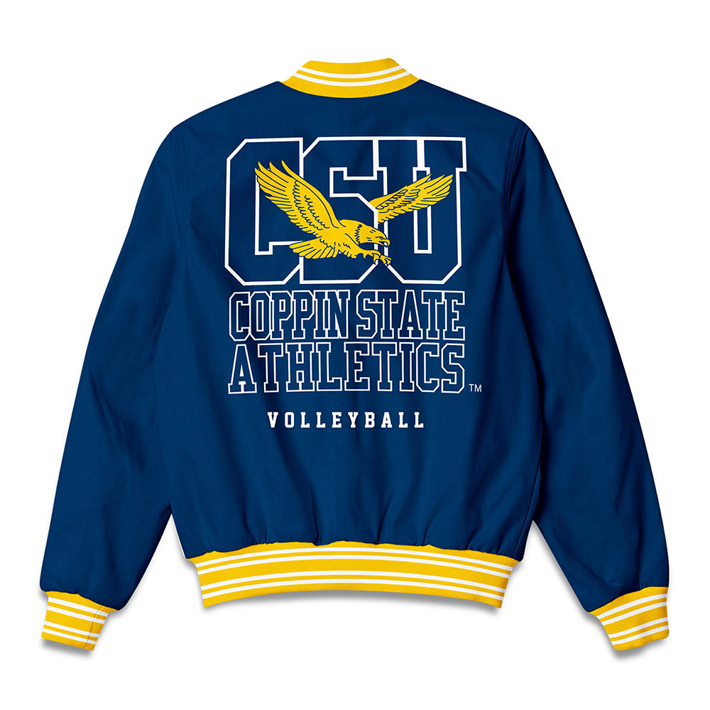 Coppin State - NCAA Women's Volleyball : Azul Pilahg - Bomber Jacket-1
