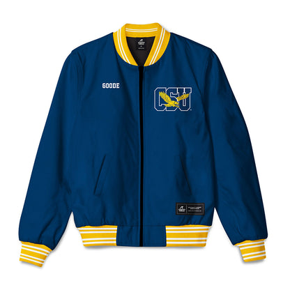Coppin State - NCAA Men's Track & Field : Amiri Goode - Bomber Jacket-0
