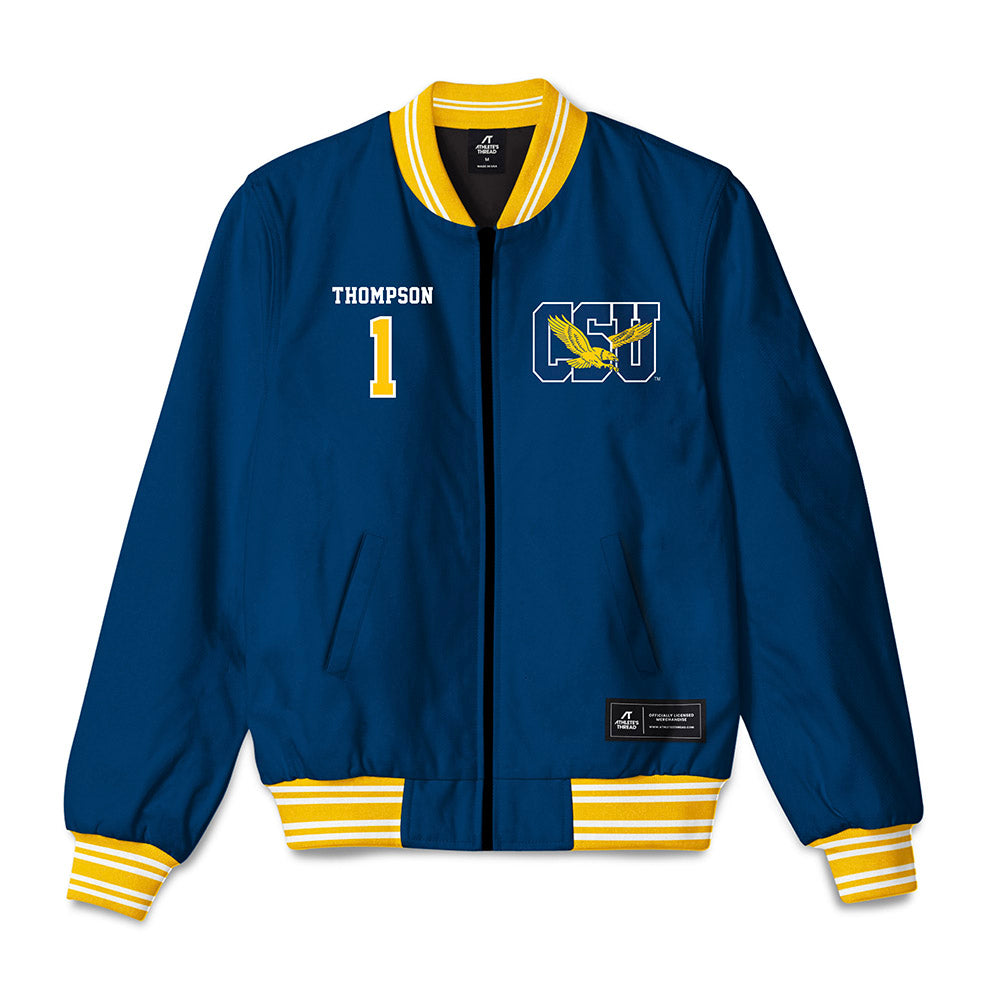 Coppin State - NCAA Baseball : Bryce Thompson - Bomber Jacket-0