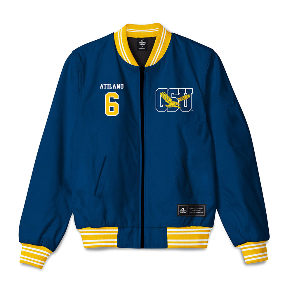 Coppin State - NCAA Women's Volleyball : Cherisse Atilano - Bomber Jacket-0
