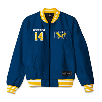 Coppin State - NCAA Women's Basketball : Princess Nwachukwu - Bomber Jacket-0