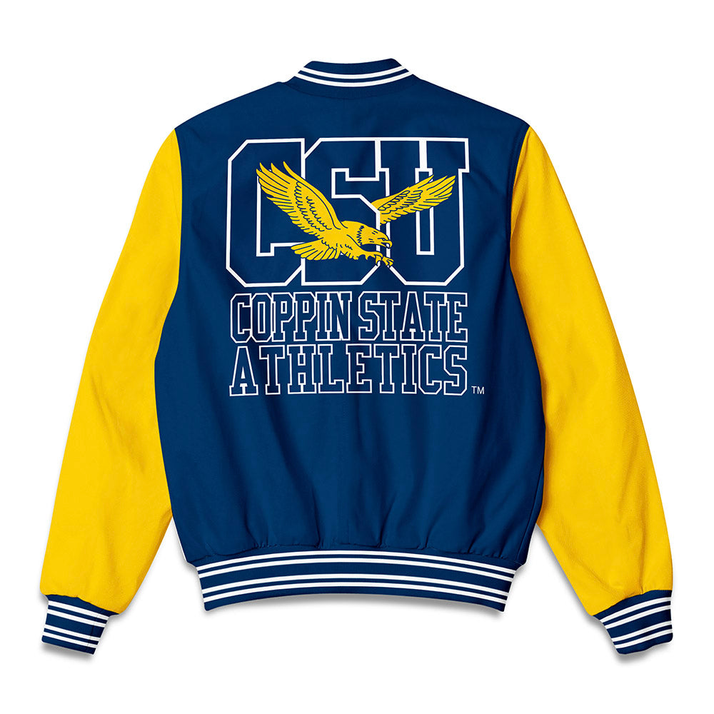 Coppin State - NCAA Baseball : Bryce Thompson - Bomber Jacket-1