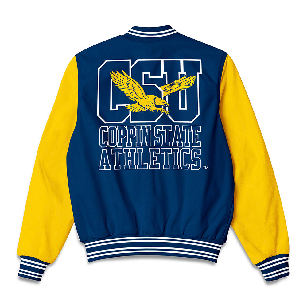 Coppin State - NCAA Men's Tennis : Dentry Mortimer - Bomber Jacket-1