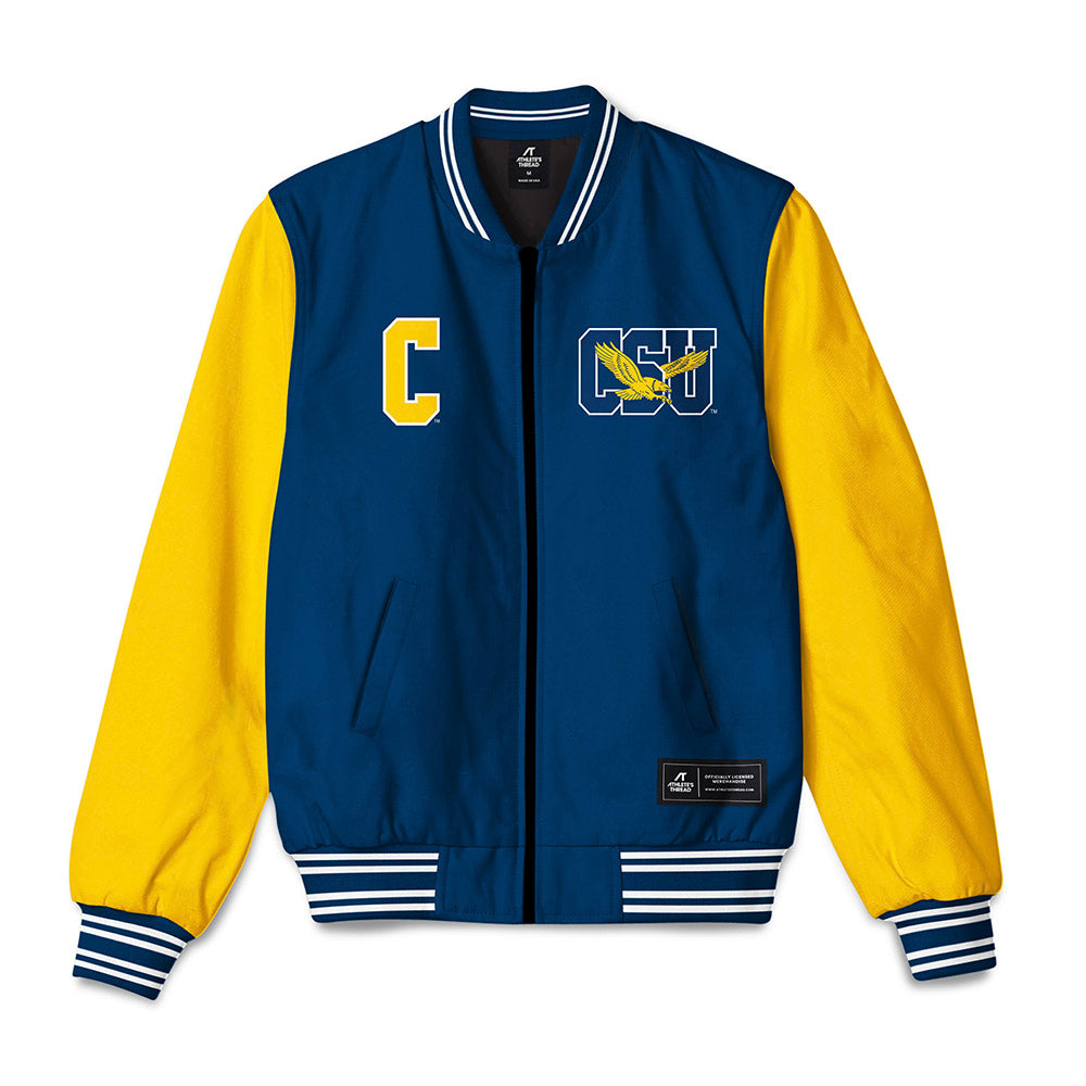 Coppin State - NCAA Baseball : Micah Seitzinger - Bomber Jacket-0