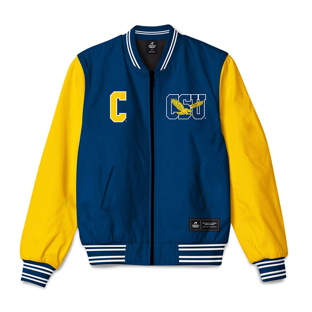 Coppin State - NCAA Women's Basketball : Seimone Newton - Bomber Jacket-0