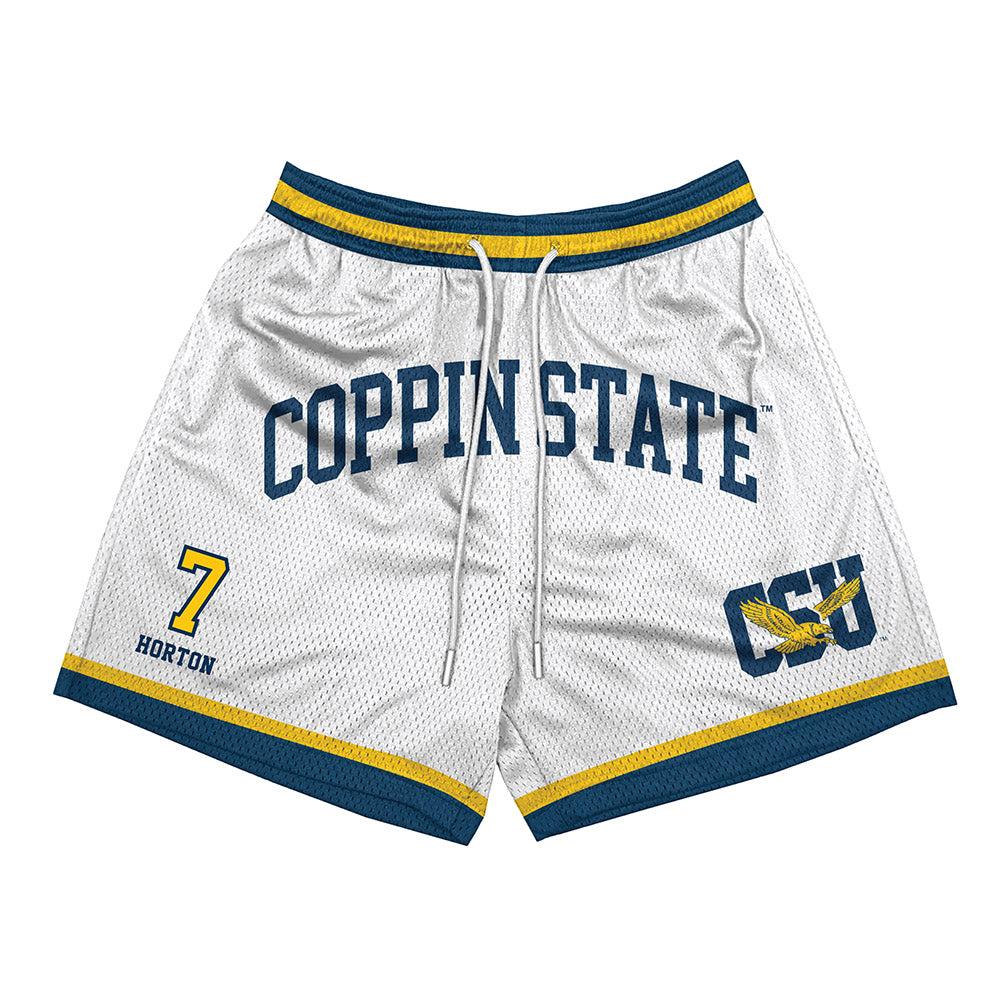 Coppin State - NCAA Men's Basketball : Khali Horton - Shorts-0