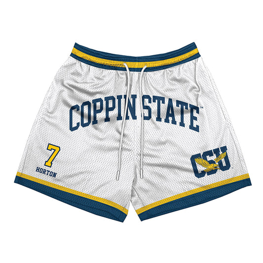 Coppin State - NCAA Men's Basketball : Khali Horton - Shorts-0