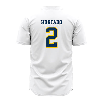 Coppin State - NCAA Baseball : AJ Hurtado - White Jersey-1