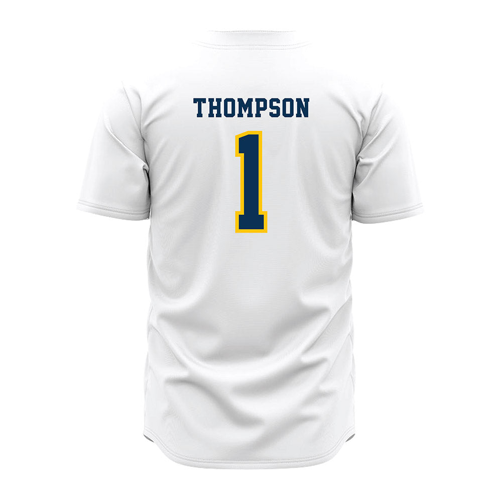 Coppin State - NCAA Baseball : Bryce Thompson - White Jersey-1