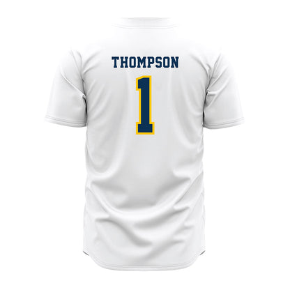 Coppin State - NCAA Baseball : Bryce Thompson - White Jersey-1