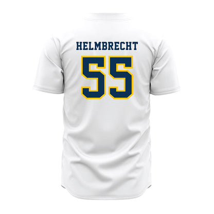 Coppin State - NCAA Baseball : Brett Helmbrecht - White Jersey-1