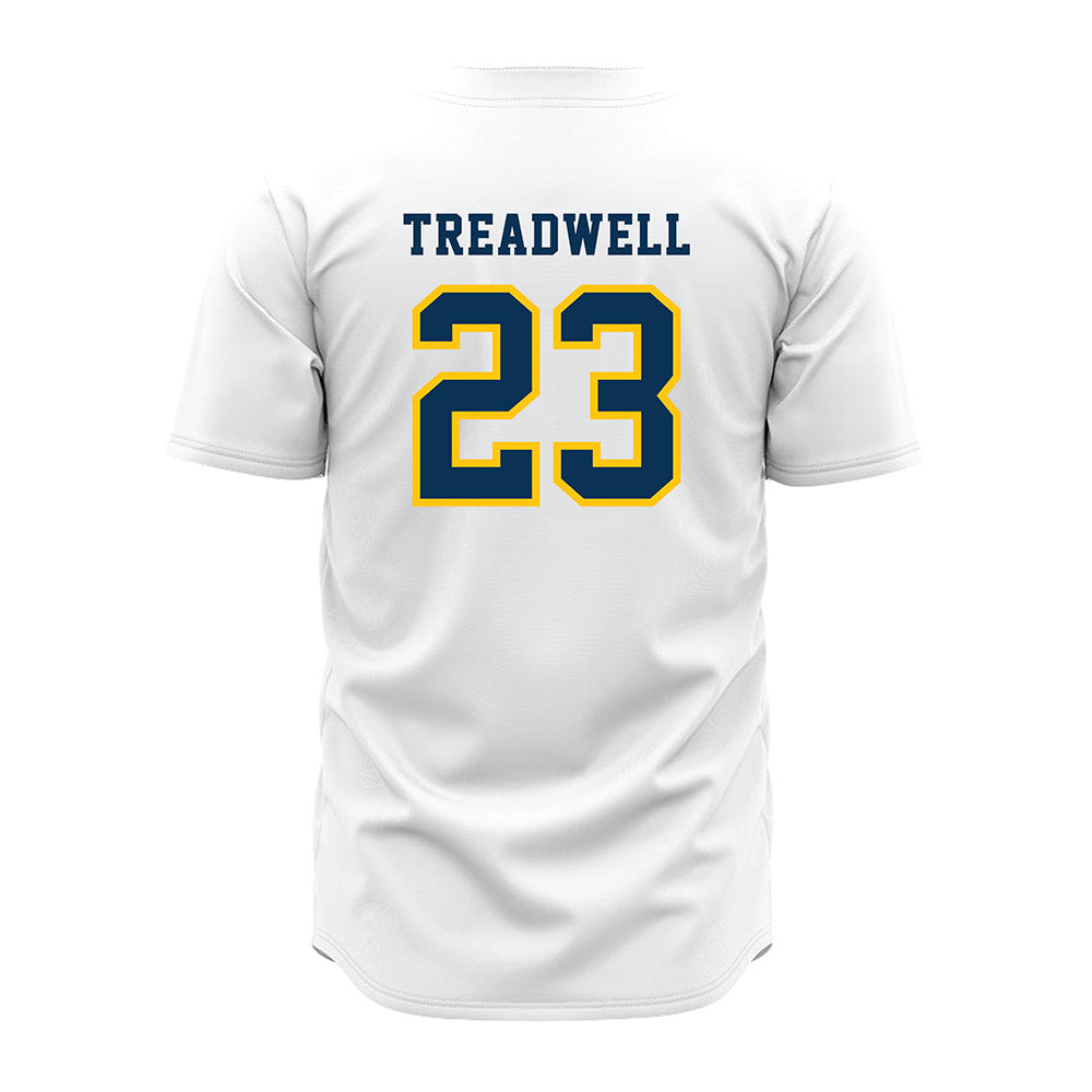 Coppin State - NCAA Baseball : Jordan Treadwell - White Jersey-1