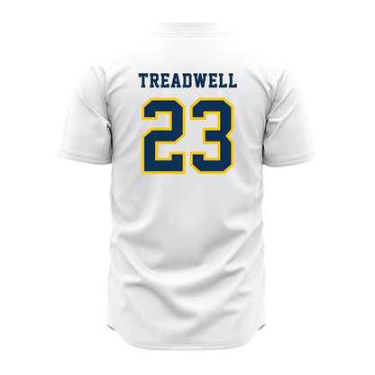 Coppin State - NCAA Baseball : Jordan Treadwell - White Jersey-1