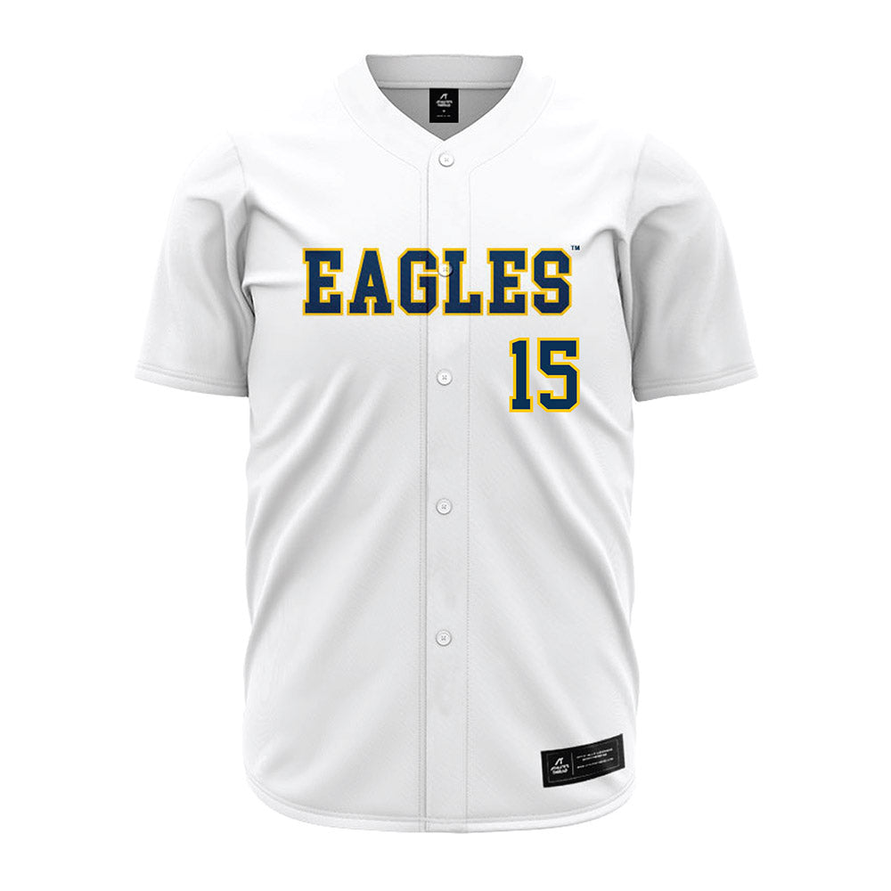 Coppin State - NCAA Baseball : Brennen Barczai - White Jersey-0