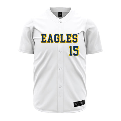 Coppin State - NCAA Baseball : Brennen Barczai - White Jersey-0