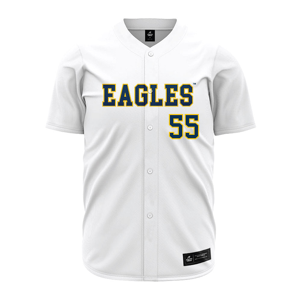 Coppin State - NCAA Baseball : Justin Ritz - White Jersey-0