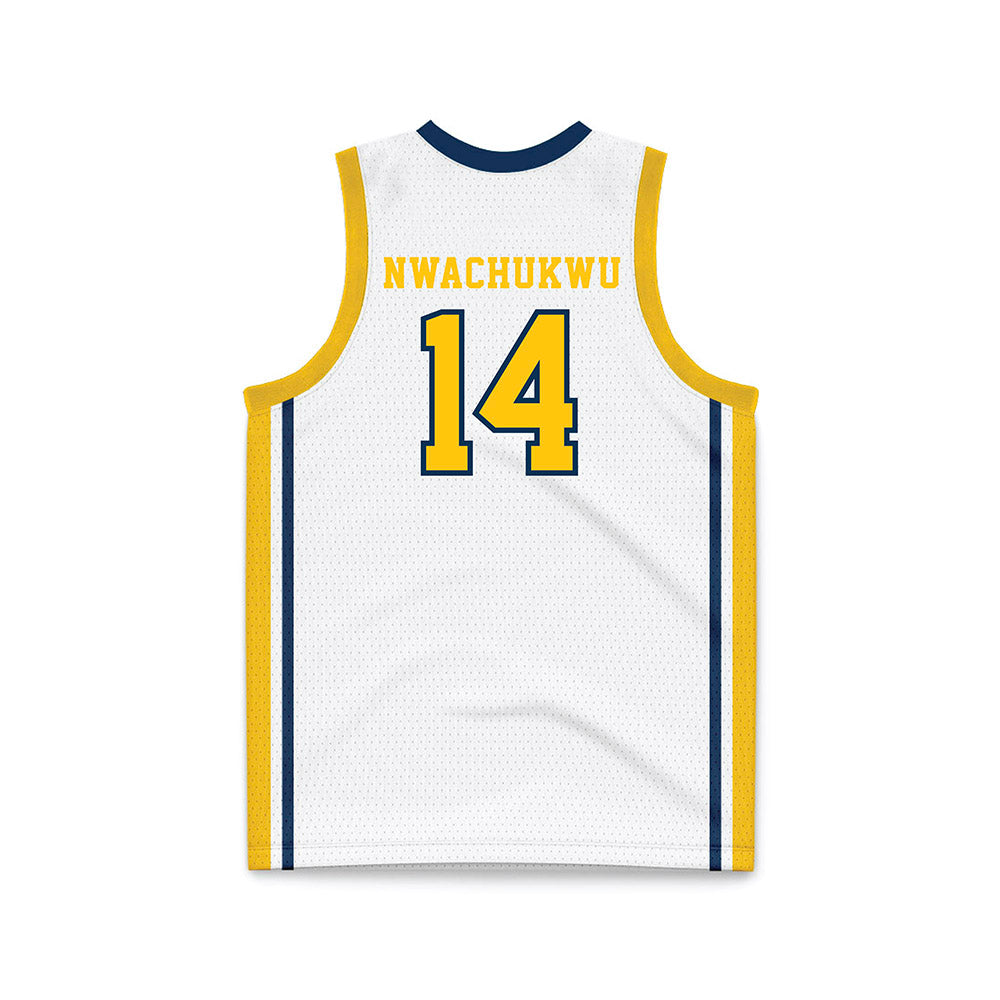 Coppin State - NCAA Women's Basketball : Princess Nwachukwu - White Basketball Jersey-1